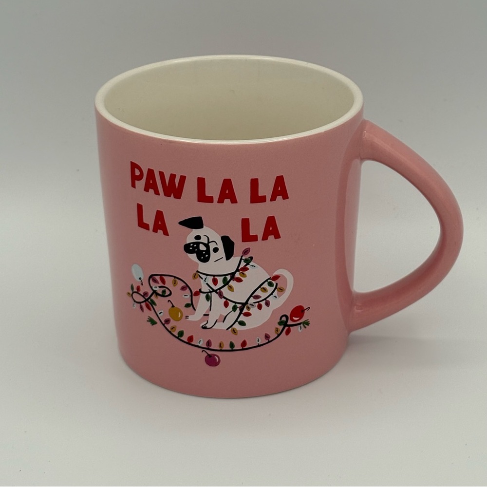 Wondershop Pink Holiday Mug with Festive Dog Design